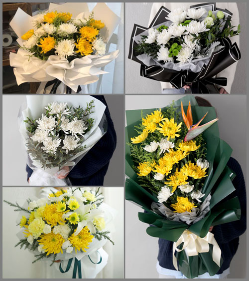 广东梅州市平远县仁居镇五福村白事花束代送